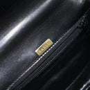 BALLY Handtasche Leder 2way Schwarz Gold Auth 158161-20