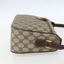 GUCCI GG Supreme Web Sherry Line Bag PVC Beige Gold 164 02 077 Auth 158162-5