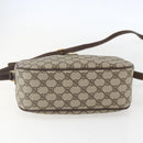 GUCCI GG Supreme Web Sherry Line Bag PVC Beige Gold 164 02 077 Auth 158162-9