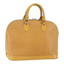LOUIS VUITTON Epi Alma Hand Bag Yellow M52149 LV Auth 158164-1