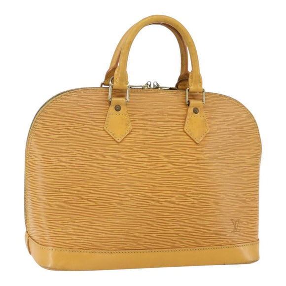LOUIS VUITTON Epi Alma Hand Bag Yellow M52149 LV Auth 158164