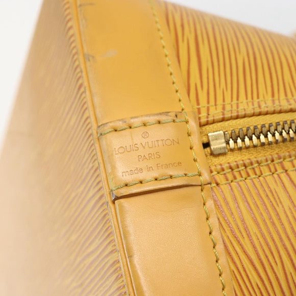 LOUIS VUITTON Epi Alma Hand Bag Yellow M52149 LV Auth 158164