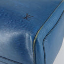 LOUIS VUITTON Epi Keepall 50 Boston Bag Blue M42965 LV Auth 158166-15