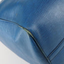 LOUIS VUITTON Epi Keepall 50 Boston Bag Blue M42965 LV Auth 158166-16