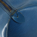 LOUIS VUITTON Epi Keepall 50 Boston Bag Blue M42965 LV Auth 158166-19