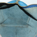 LOUIS VUITTON Epi Keepall 50 Boston Bag Blue M42965 LV Auth 158166-21