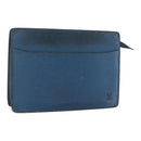 LOUIS VUITTON Epi Pochette Homme Clutch Bag Blue M52522 LV Auth 158167-1