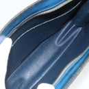 LOUIS VUITTON Epi Pochette Homme Clutch Bag Blue M52522 LV Auth 158167-9