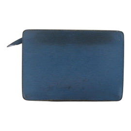 LOUIS VUITTON Epi Pochette Homme Clutch Bag Blue M52522 LV Auth 158167 - 0