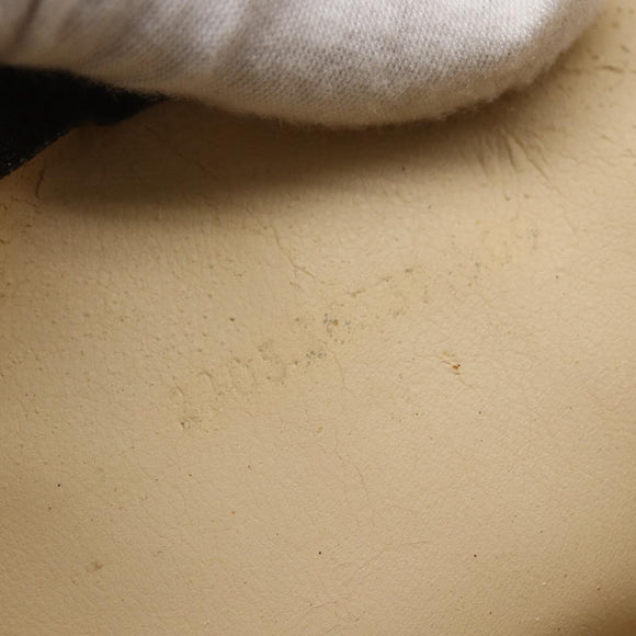 FENDI Zucca Canvas Pouch Black Brown Auth 158170