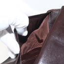 FENDI Zucca Canvas Compact Wallet Black Brown Silver Auth 158172-18