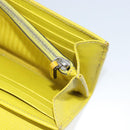 FENDI 2 JOURS Continental Wallet Leather Gray Silver Auth 158175-20