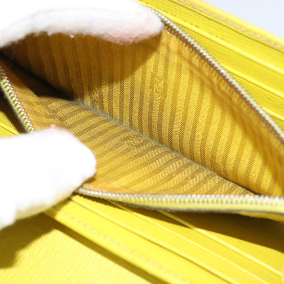 FENDI 2 JOURS Continental Wallet Leather Gray Silver Auth 158175