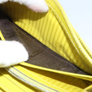 FENDI 2 JOURS Continental Wallet Leather Gray Silver Auth 158175-11