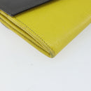 FENDI 2 JOURS Continental Wallet Leather Gray Silver Auth 158175-14