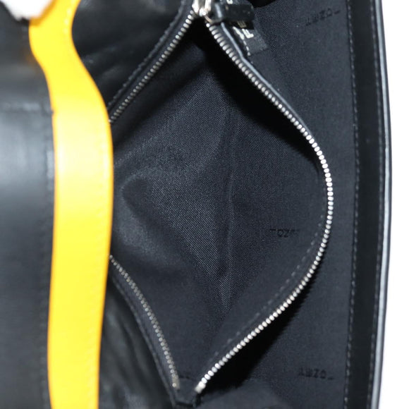 FENDI Zucca Canvas Wallet Leather Black Auth 158176V