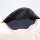 FENDI Compact Wallet Leather Beige Gold Auth 158178A-20