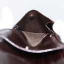 FENDI Zucca Canvas Wallet Black Brown Black Brown Auth 158179-11