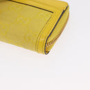 GUCCI GG Canvas Coin Purse Yellow Gold 790037 Auth 158182-15