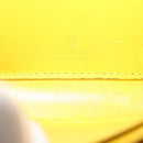 GUCCI GG Canvas Coin Purse Yellow Gold 790037 Auth 158182-17