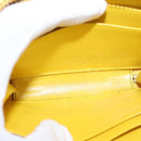 GUCCI GG Canvas Coin Purse Yellow Gold 790037 Auth 158182-10