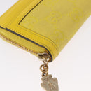 GUCCI GG Canvas Coin Purse Yellow Gold 790037 Auth 158182-14