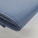 Salvatore Ferragamo Gancini Long Wallet Leather Lavende Silver Auth 158183V-15