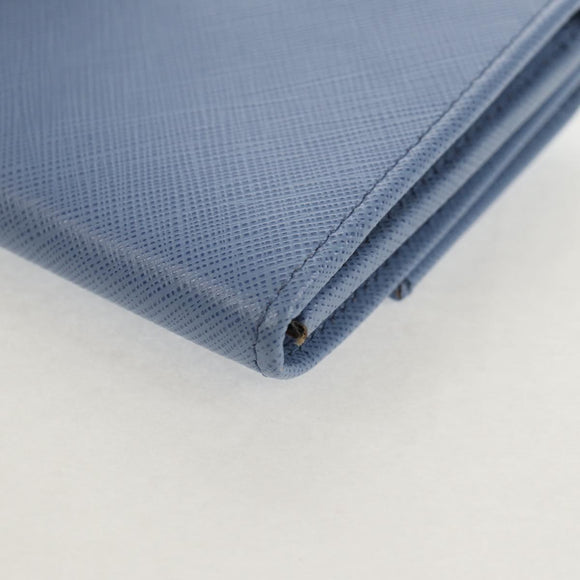 Salvatore Ferragamo Gancini Long Wallet Leather Lavende Silver Auth 158183V