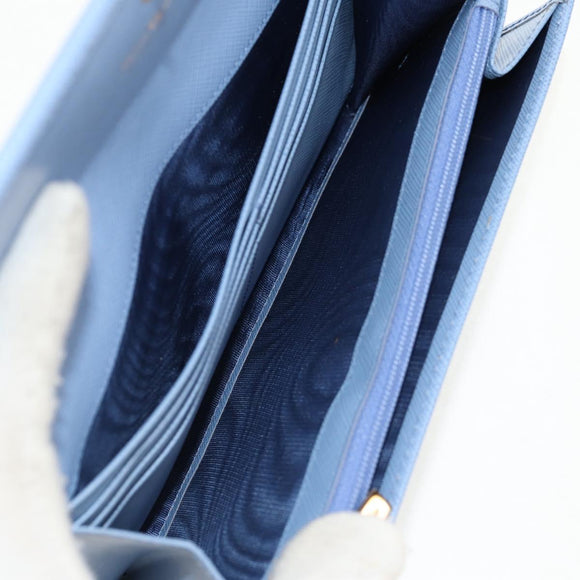 Salvatore Ferragamo Gancini Long Wallet Leather Lavende Silver Auth 158183V