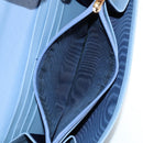 Salvatore Ferragamo Gancini Long Wallet Leather Lavende Silver Auth 158183V-11