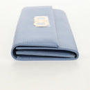 Salvatore Ferragamo Gancini Long Wallet Leather Lavende Silver Auth 158183V-3