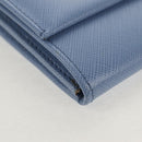 Salvatore Ferragamo Gancini Long Wallet Leather Lavende Silver Auth 158183V-7