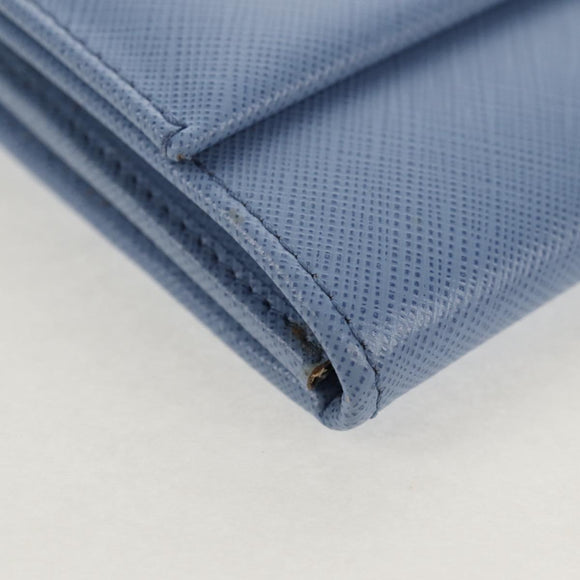 Salvatore Ferragamo Gancini Long Wallet Leather Lavende Silver Auth 158183V