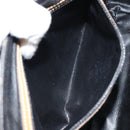 FENDI Zucca Canvas Hand Bag PVC Brown Black Auth 158200-23