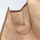 GUCCI GG Supreme Web Sherry Line Bag PVC Beige Gold 156 01 031 Auth 158203-19