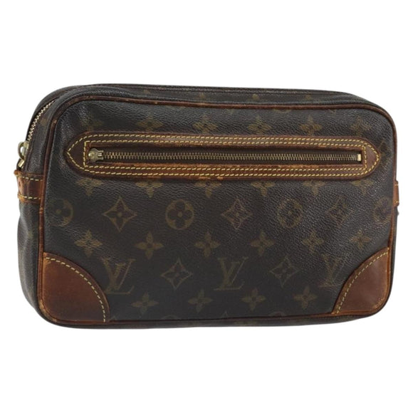 LOUIS VUITTON Monogram Marly Dragonne GM Clutch Bag M51825 LV Auth 158206