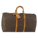 LOUIS VUITTON Monogram Keepall 55 Boston Bag M41424 LV Auth 158207-1