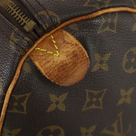 LOUIS VUITTON Monogram Keepall 55 Boston Bag L008 LV Auth 158208