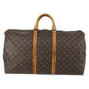 LOUIS VUITTON Monogram Keepall 55 Boston Bag L008 LV Auth 158208-2