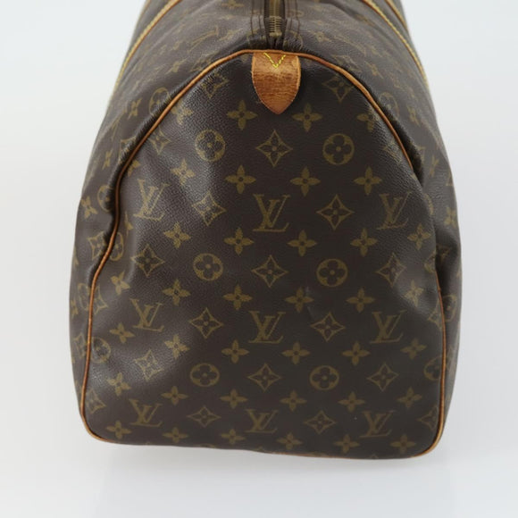 LOUIS VUITTON Monogram Keepall 55 Boston Bag L008 LV Auth 158208
