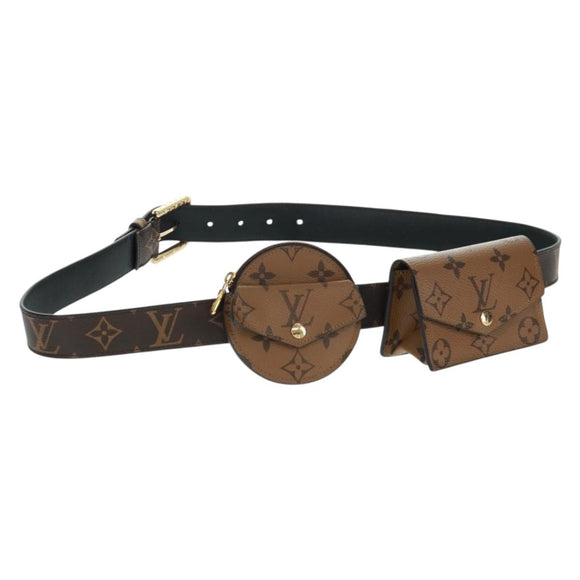 LOUIS VUITTON Monogram Reverse Ceinture Daily Multi-Pocket Pouch LV 158211SAM