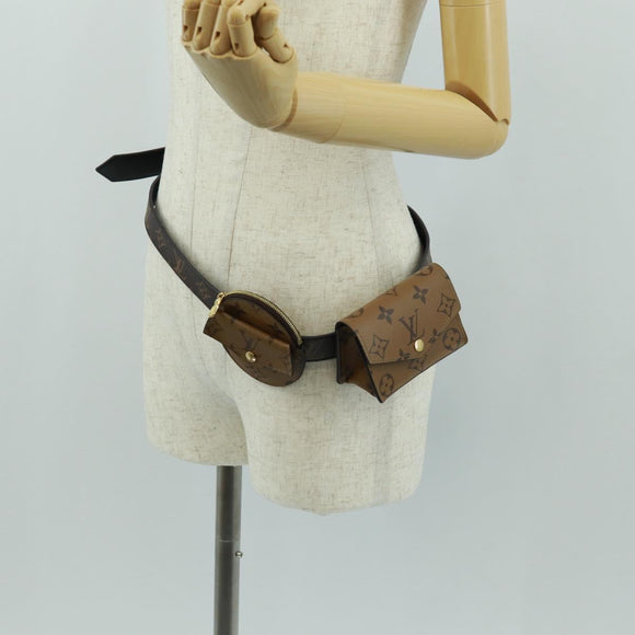LOUIS VUITTON Monogram Reverse Ceinture Daily Multi-Pocket Pouch LV 158211SAM