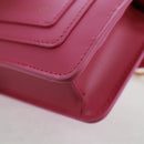 BVLGARI Bag Charm Leather Pink Auth 158219SM-14