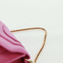 BVLGARI Bag Charm Leather Pink Auth 158219SM-8