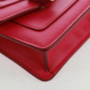 BVLGARI Bag Charm Leather Pink Auth 158220SM-11