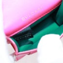 BVLGARI Bag Charm Leather Pink Auth 158220SM-19