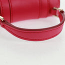BVLGARI Bag Charm Leather Pink Auth 158220SM-7