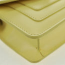BVLGARI Bag Charm Leather Yellow Auth 158221SM-11