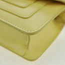 BVLGARI Bag Charm Leather Yellow Auth 158221SM-12