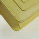 BVLGARI Bag Charm Leather Yellow Auth 158221SM-13